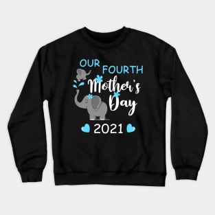 Our Fourth Mother's Day Shirt 4th For Mom & Baby Matching Crewneck Sweatshirt